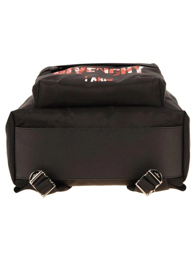 Shop Givenchy Backpack Loogo In Black
