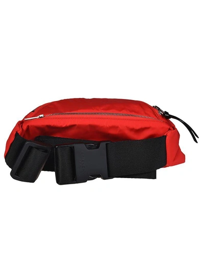 Shop Givenchy Zipped Waist Bag In Red