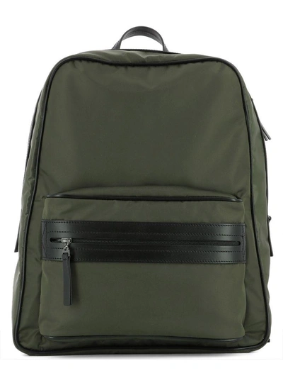 Shop Maison Margiela Green Fabric Backpack