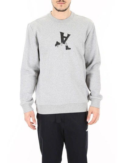 Shop Alyx Unisex Printed Sweatshirt In Gray (grey)