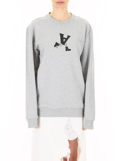 Shop Alyx Unisex Printed Sweatshirt In Gray (grey)