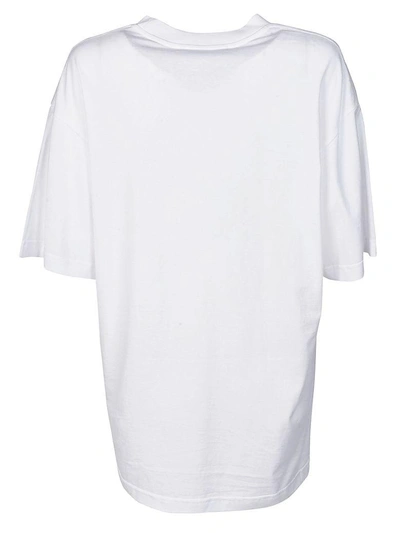 Shop Y/project Y-project Printed T-shirt In Bianco