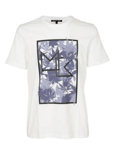 Shop Michael Michael Kors Michael Kors Graphic Logo T-shirt In White
