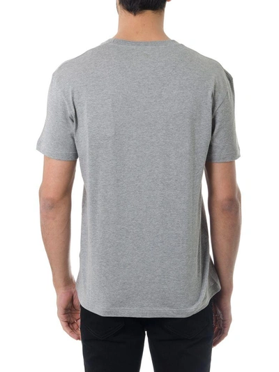 Shop Valentino Gray Cotton T-shirt With Anywhen Print