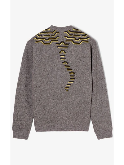 Shop Kenzo Anthracite Geo Tiger Sweatshirt In Grey