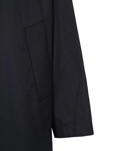 Shop Jil Sander Trench Coat In Dark Blue