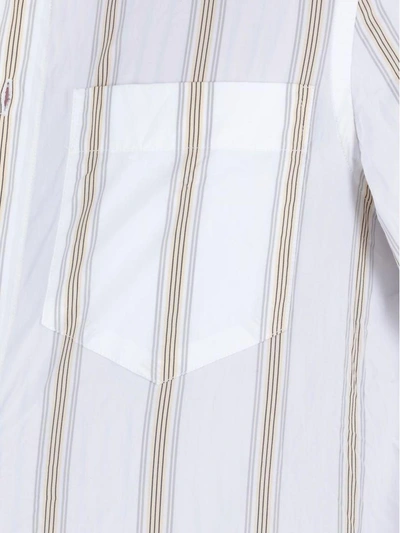 Shop Marni Cotton Shirt In 001f White-yellow