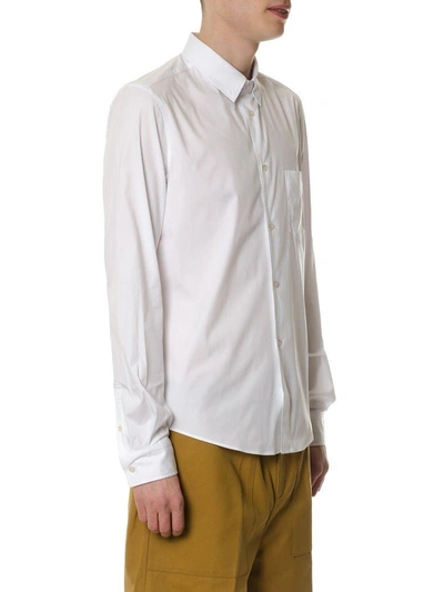 Shop Golden Goose White Shirt In Cotton