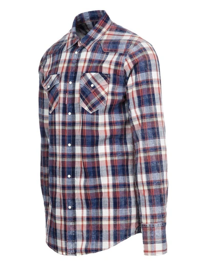 Shop Dsquared2 2 Plaid Shirt In 001f