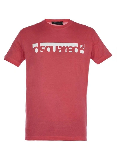 Shop Dsquared2 Cotton T-shirt In Red