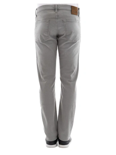 Shop Tom Ford Grey Cotton Pants