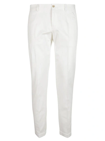 Shop Dolce & Gabbana Classic Trousers In White