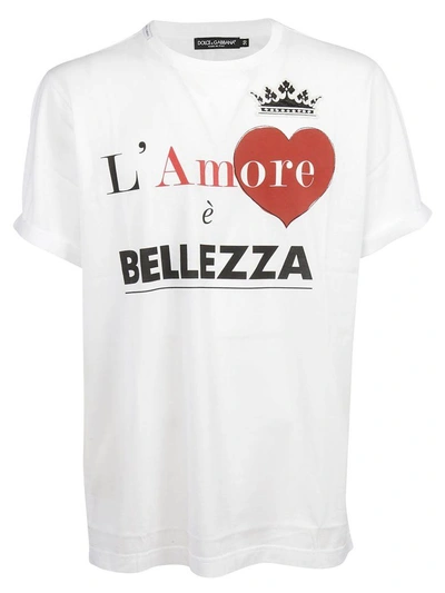 Shop Dolce & Gabbana Lamore È Bellezza T-shirt