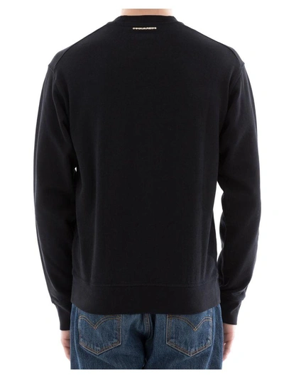 Shop Dsquared2 Black Cotton Sweater