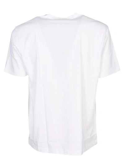 Shop Junya Watanabe Printed T-shirt In Bianco