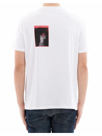 Shop Neil Barrett Black Cotton T-shirt In White