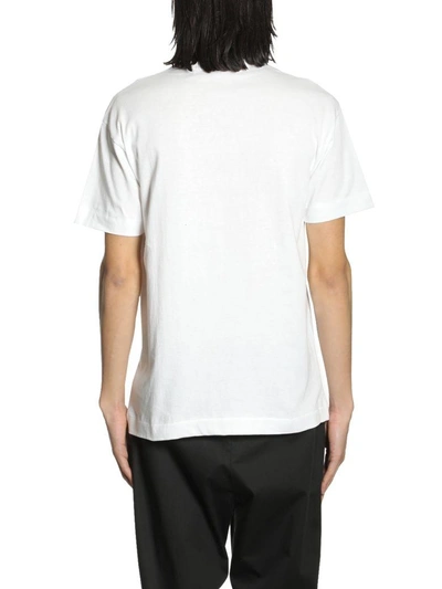 Shop Comme Des Garçons Play P1t100 Play T-shirtwhite In Bianco