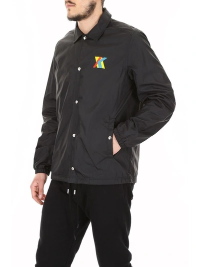 Shop Kenzo Nylon Jacket In Noir|nero