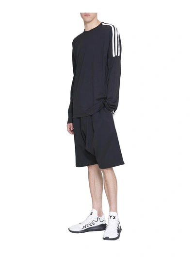 Shop Y-3 Cotton T-shirt In Nero