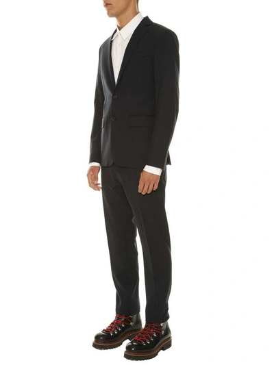 Shop Dsquared2 Wool Suit In Nero
