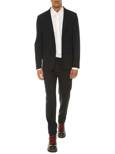 Shop Dsquared2 Wool Suit In Nero