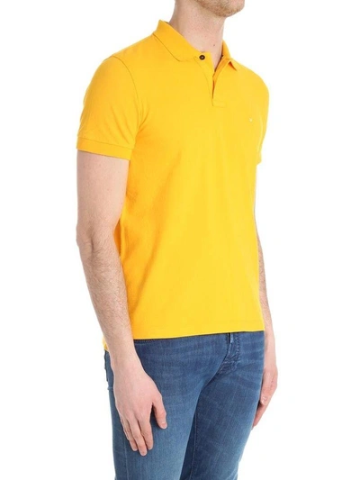 Shop Luigi Borrelli Classic Polo Shirt In Yellow