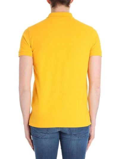 Shop Luigi Borrelli Classic Polo Shirt In Yellow