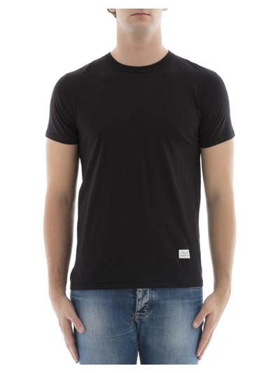 Shop Rag & Bone Black Cotton T-shirt