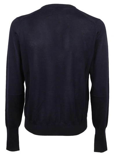 Shop Ballantyne Fitted Sweater In Black