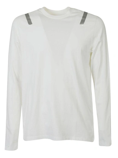 Shop Neil Barrett Shoulder Taped T-shirt In White Silver 538