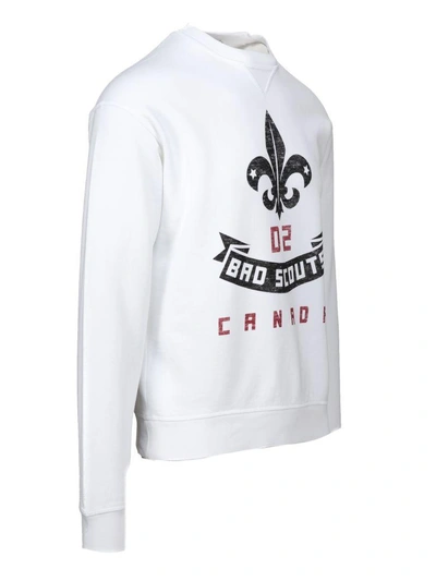 Shop Dsquared2 2 Bad Scouts Sweatshirt In 100