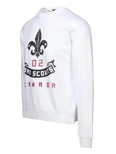 Shop Dsquared2 2 Bad Scouts Sweatshirt In 100