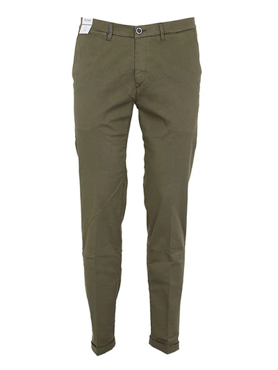 Shop Re-hash Classic Trousers In Verde Militare