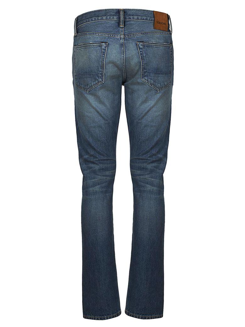 Tom Ford Faded Skinny Jeans In Blue | ModeSens