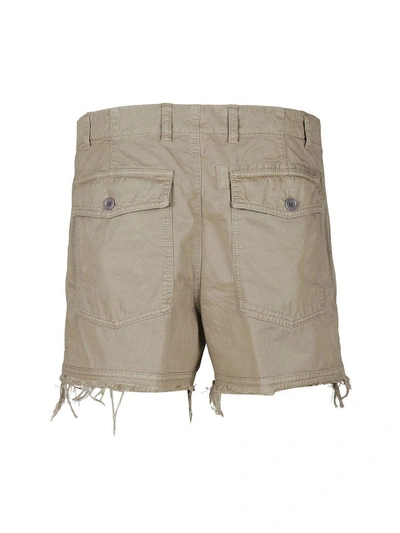 Shop Dries Van Noten Cropped Shorts In Beige