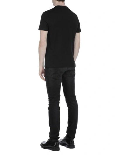 Shop Neil Barrett Cotton T-shirt In Black-red