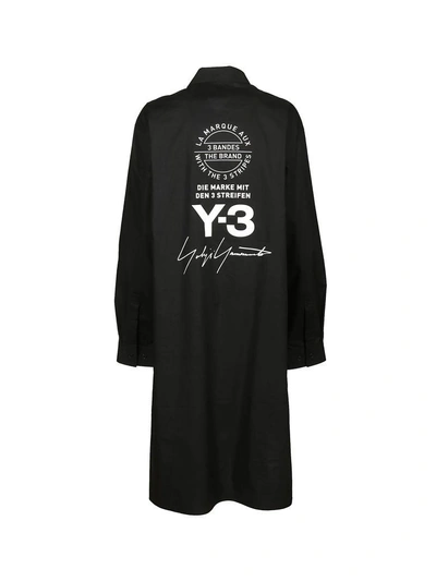 Shop Y-3 Yohji Elongated Shirt In Black