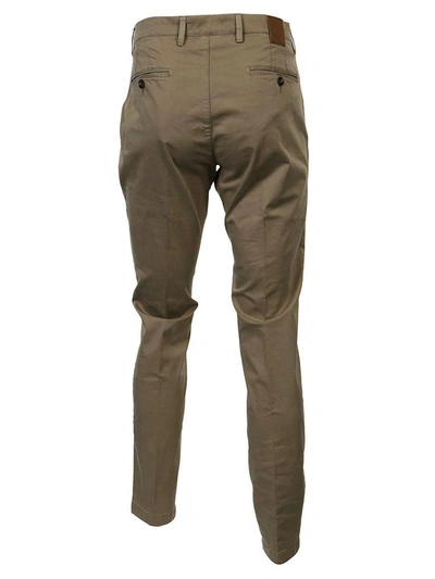 Shop Briglia Fitted Trousers In Marrone