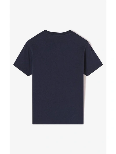 Shop Kenzo Ink Tiger T-shirt In Blue