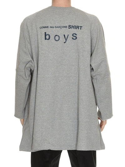 Shop Comme Des Garçons Shirt Oversized Sweatshirt In Grey