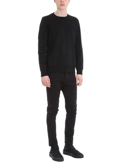 Shop Attachment Black Cotton Sweatshirt