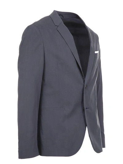 Shop Neil Barrett Single Breasted Blazer In 415