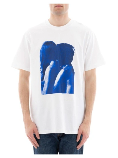 Shop Misbhv White Cotton Dystom 108 T-shirt