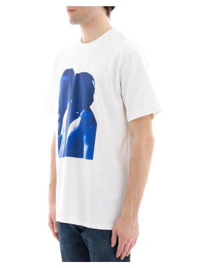 Shop Misbhv White Cotton Dystom 108 T-shirt