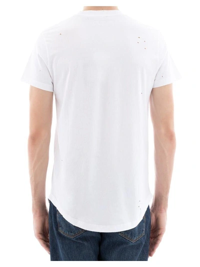 Shop Balmain White Cotton T-shirt