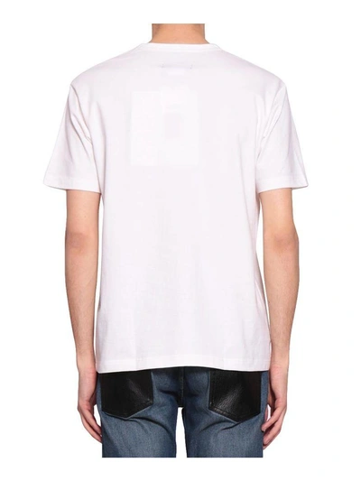 Shop Junya Watanabe Carhartt Logo Cotton T-shirt In Bianco