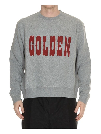 Shop Golden Goose Alfred Sweatshirt In Melange Grey