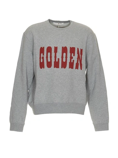 Shop Golden Goose Alfred Sweatshirt In Melange Grey