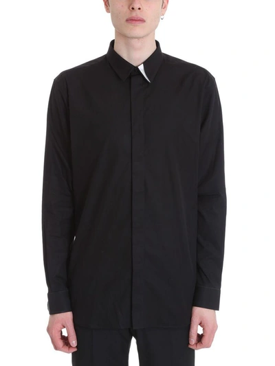 Shop Givenchy Black Cotton Shirt