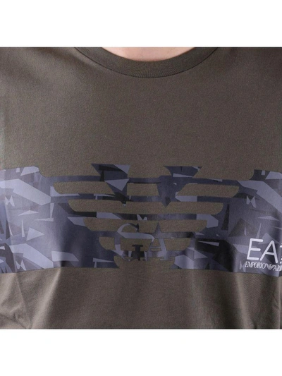 Shop Ea7 Cotton T-shirt In (nd)